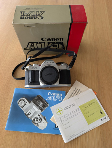 Boxed canon av1 35mm slr - canon,