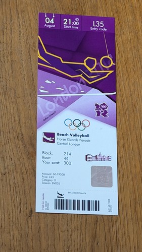 Ticket 2012 london - ticket,