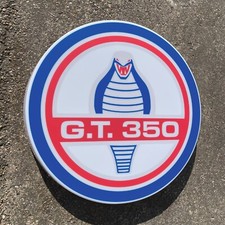 SHELBY COBRA GT350 LED ILLUMINATED LIGHTUP GARAGE SIGN AUTOMOBILIA MUSTANG