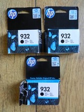 Joblot of New Genuine HP932 Black Ink Cartridges x 3 CN057AE