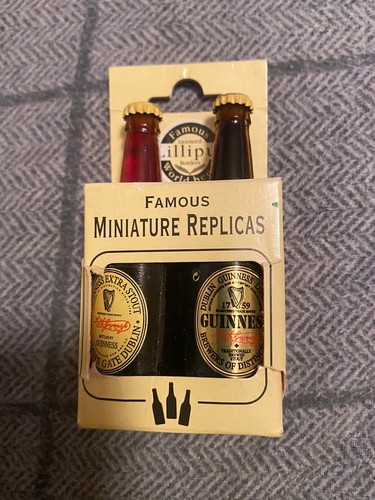 Miniture guiness bottles - guiness,