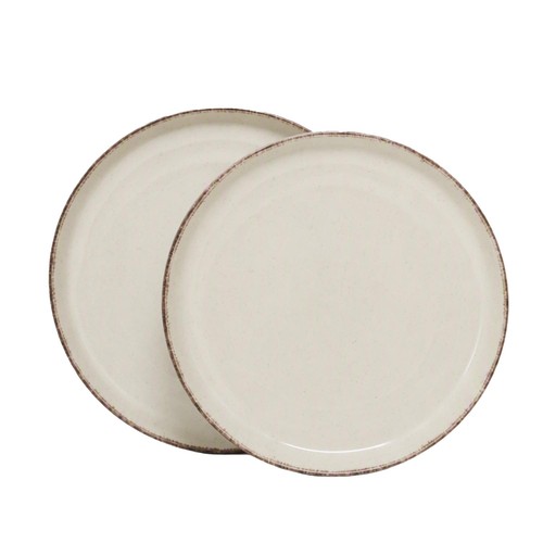 Stoneware side plates 19cm - plates,