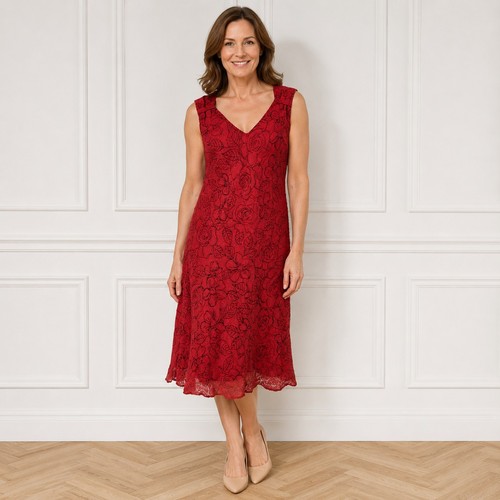 Kaliko poppy red linen - kaliko,