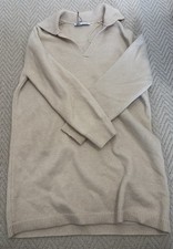Zara beige / cream v neck