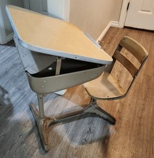 Old School Desk Antique