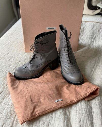 Miu women grey leather - miu,