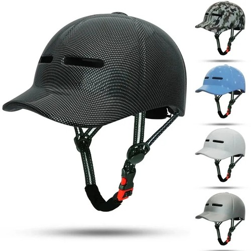 Baseball cap style bike helmet - baseball,