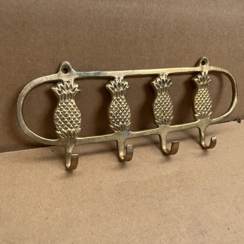 Vintage brass pineapple wall - pineapple,