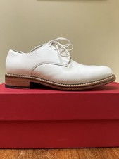 Grenson Evie White Calf Derby Shoes / UK4 / RRP £440 / Excellent condition