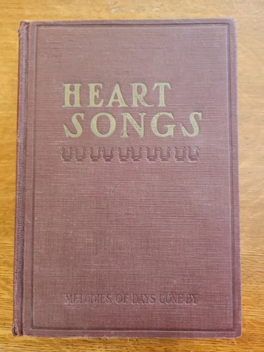 Antique songbook heart - songbook,