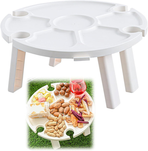 Portable wine picnic table - portable,