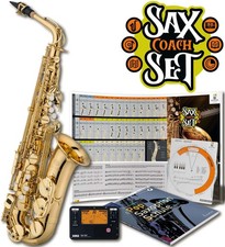 Jupiter JAS700Q-SCS Alto Saxophone – SaxCoach Set Including Case & Accessories