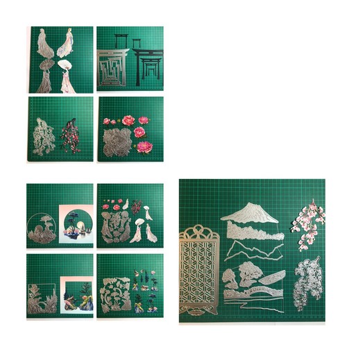 Sakura falls die sets frames - sakura,