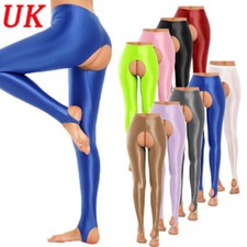 UK Women Glossy Open Crotch