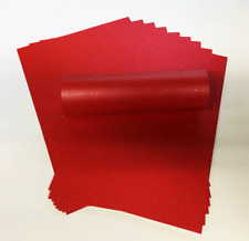 10 A4 CHRISTMAS RED IRIDESCENT