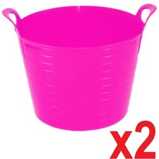 2 x 42 Litre Large Flexi Tub