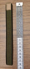 14mm ALPINE SPORTS NYLON KHAKI GREEN FABRIC ADJUSTABLE SMART WATCH STRAP
