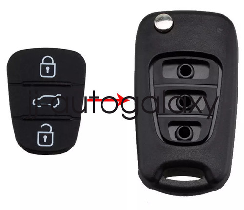 Button key fob - button, rubber