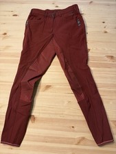 Pikeur Tayla Full Grip Breeches, Brick Red, Size 26