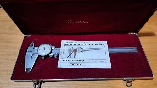 Mitutoyo vintage dial calipers - vintage,