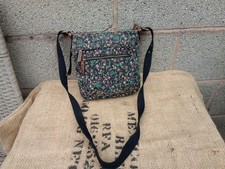 Fat Face Floral Canvas Crossbody Bag