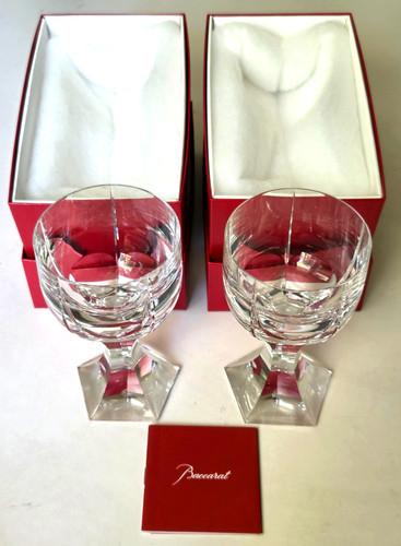 Pair vtg baccarat mercure - baccarat,