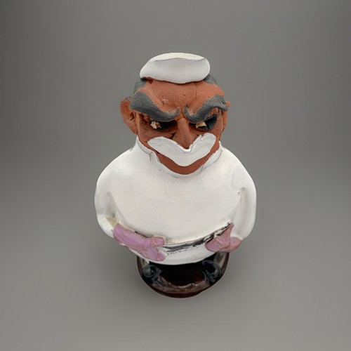 Chelsea pottery figure scary - chelsea,