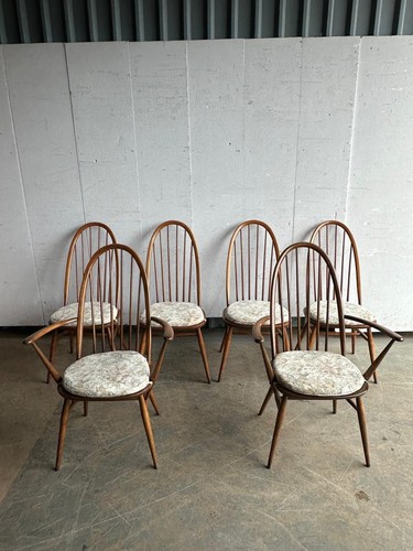 Set six ercol dining - of,