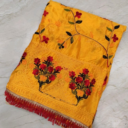 Vintage indian bridal phulkari - indian,