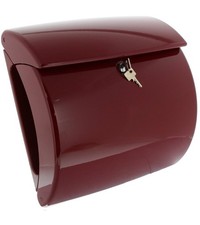 Burg-Wächter Piano 886 Plastic Letter Box Merlot Red