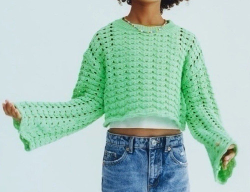 Zara kids crochet knit - zara, sweater