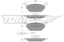 FITS AUDI A2 1.4 BRAKE PAD