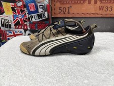 Puma K-1 Kayak Mens Vintage 2000s Trainers Grey/Blue Mens Size UK 9