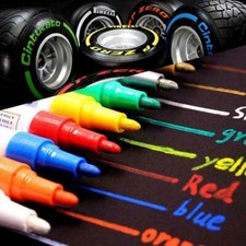 12PCS Waterproof Permanent Paint Marker Pen For Car Tyre Tire Tread Rubber Metal