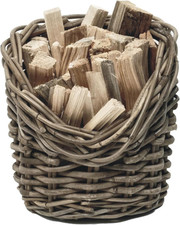 round Kindling Basket in