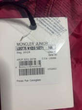 Pink Moncler Jacket Girls Age 14 / 8