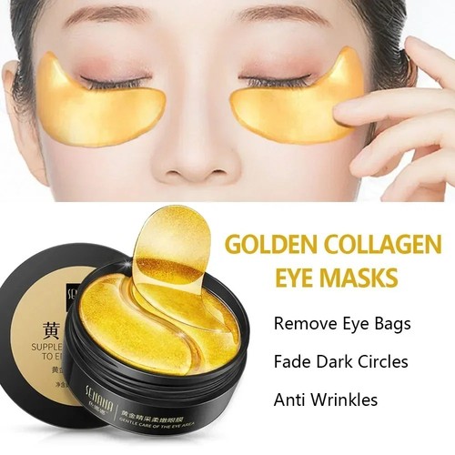 60pcs gold collagen eye - collagen, masks
