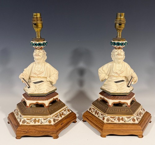 Very rare pair - pair, worcester