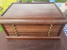 Vintage coin cabinet , c 1980’s holds 50