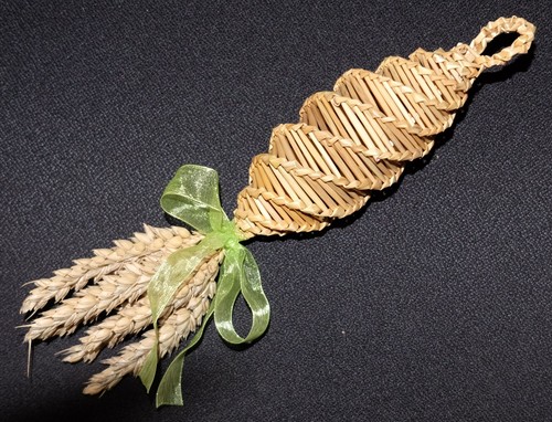 Handmade corn dolly decoration - handmade,