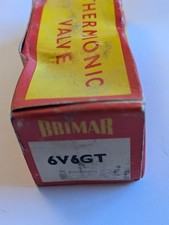 NOS Brimar 6V6GT black glass