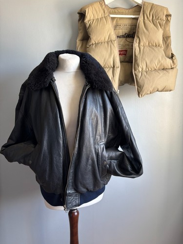 Levi leather bomber - levi's,