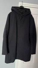 COS Padded Hooded Parka Navy