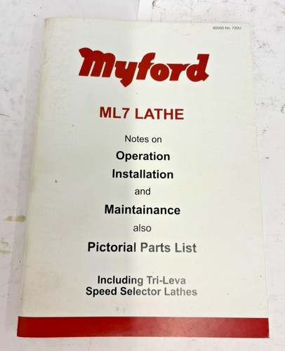 Used myford ml7 lathe - used,