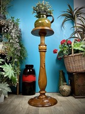 Vintage Solid Pine Pedestal