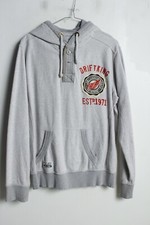 Drift King Mens Hoodie Jumper - Grey - Size M Medium (VY4) 