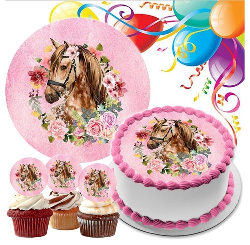 Horse pony cake - pony, topper