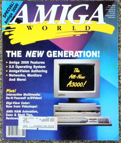 Amiga world magazine june - amiga, 1990