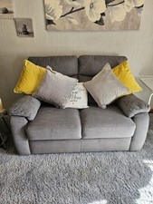Barker and Stonehouse Grey 2 Seater Sofa