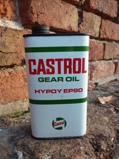 CASTROL GEAR OIL HYPOY EP90 PINT CAN VINTAGE PETROL STATION GARAGE FORECOURT